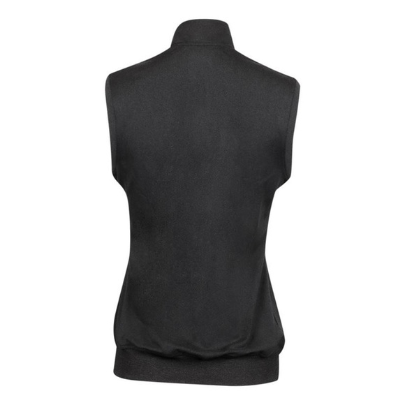 New adidas Women's Full-Zip Club Vest Black - Picture 3 of 5